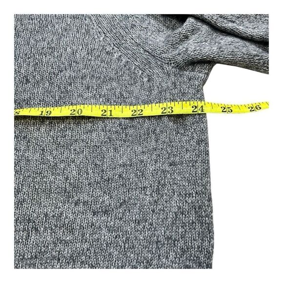 NWT Nordstrom Men's Heather Cashmere Silk V-Neck Long Sleeve Sweater Gray Sz XL - Picture 7 of 8
